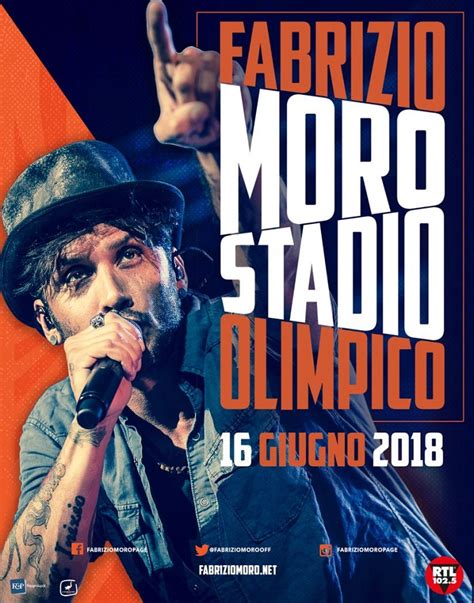 Fabrizio Moro Il Concerto All Olimpico Di Roma Si Avvicina Biglietti