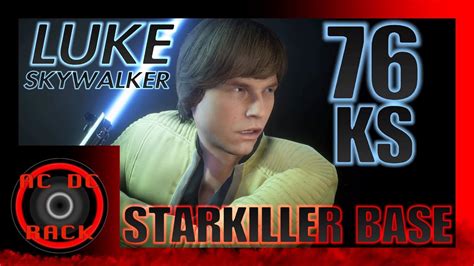 Luke Skywalker Killstreak On Starkiller Base Star Wars Battlefront