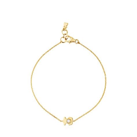 Pulsera Gem Power de Oro con Nácar TOUS