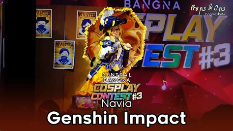 Navia Genshin Impact 14 ประกวดคอสเพลยในงาน Central Bangna Cosplay