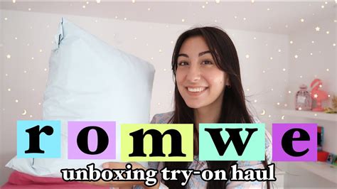 Romwe Unboxing Try On Haul Codice Sconto 💸 Youtube