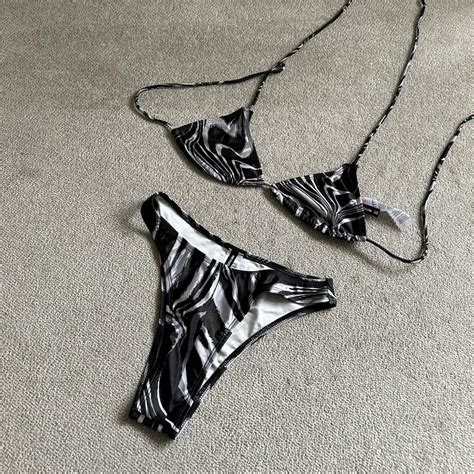 PLT Zebra Print Bikini Never Been Worn Size Depop