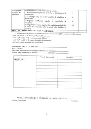 Fisa De Evaluare Personal Nedidactic PDF