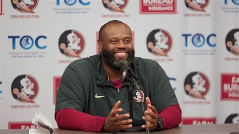 Fsu Football Alex Atkins Fall Scrimmage Press Conference Youtube