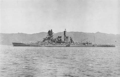 USS Washington Sinking The Japanese Battleship Kirishima