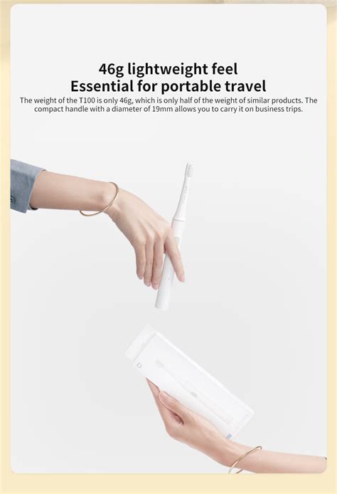 Xiaomi Mijia T100 Sonic Electric Toothbrush - PowerMall