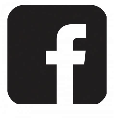 Facebook Logo Black And White Vector