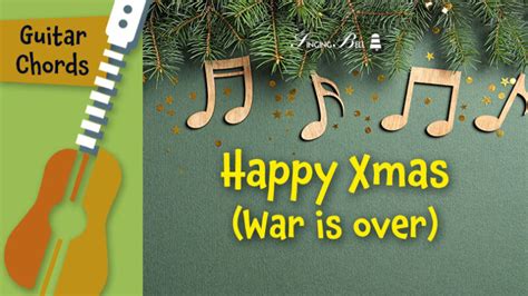 Happy Xmas War is Over Guitar Chords Tabs Sheet Music PDF