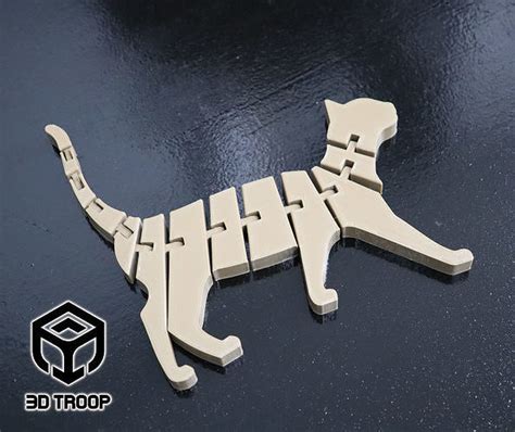 Cat Flex Free 3d Model 3d Printable Cgtrader