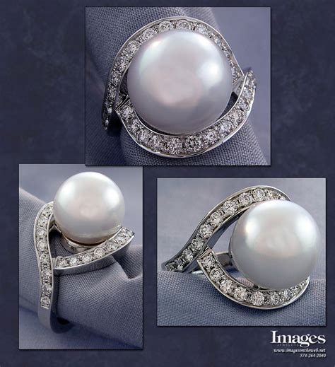 South Sea Pearl Ring - Custom Jewelry Design