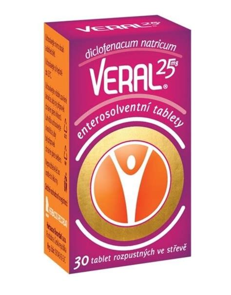 VERAL 25MG enterosolventní tableta 30 skladem BENU cz