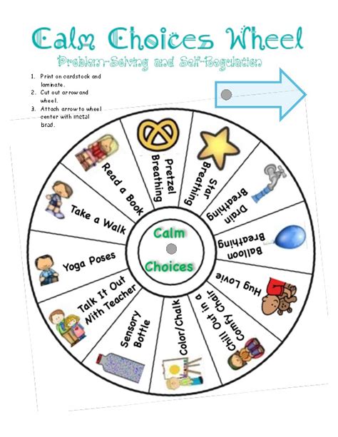 Printable Coping Strategies Wheel Printable And Enjoyable Learning