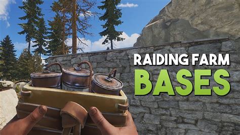 Rust Satchel Raiding Clan Farm Bases Rust Solo Survival Gameplay