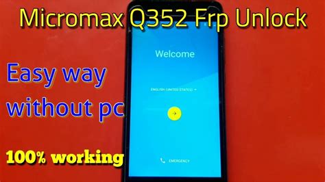 Micromax Q Frp Unlock Google Account Bypass Without Pc Verified