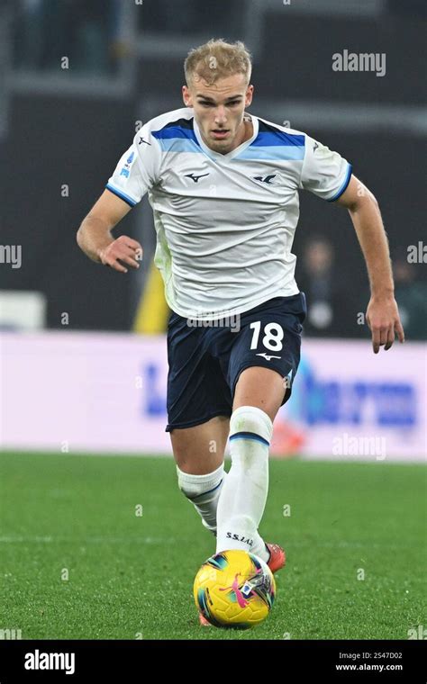 Gustav Isaksen Of Ss Lazio In Action During The Serie A Enilive Between