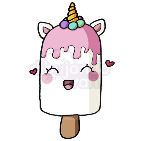 Dibujos De Helados De Unicornio Para Colorear Para Co