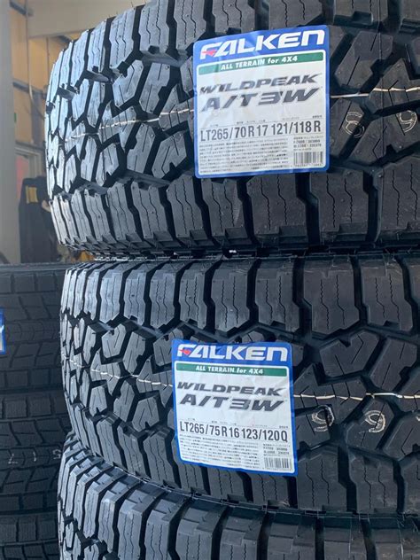 FALKEN WILD PEAK AT3W LT265 70R17 121 118R のパーツレビュー FJクルーザー チョコボールさがい