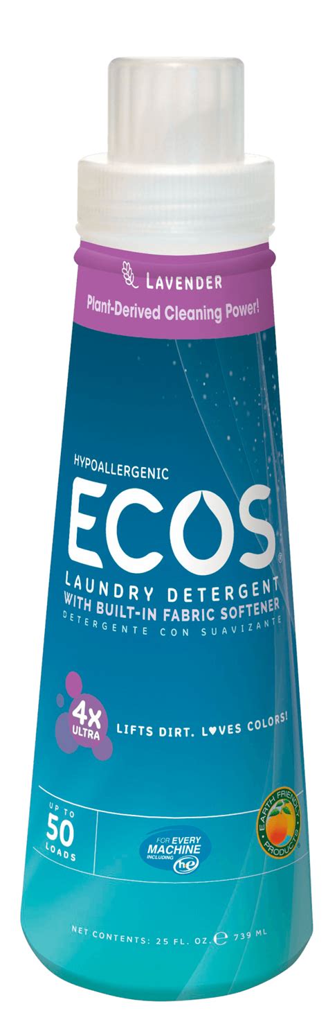 Travel Size Laundry Detergent - Hypoallergenic Lavender | ECOS®