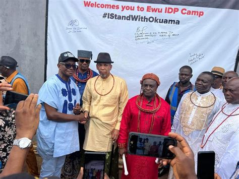 Dafinone Visits Ewu Okuama Idp Camp Assures Of Continuous Support