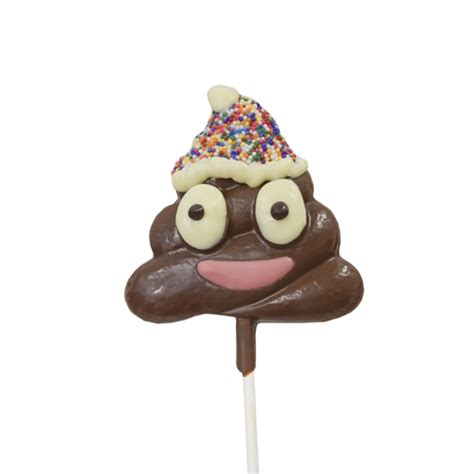Birthday Poop Emoji Pop Aigner Chocolates