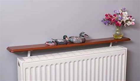 Greenhurst Easy Fit Radiator Shelf Oak 115 5CM Rectangular 4603