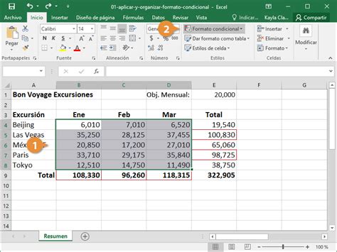 Aplicar Formato Condicional Customguide