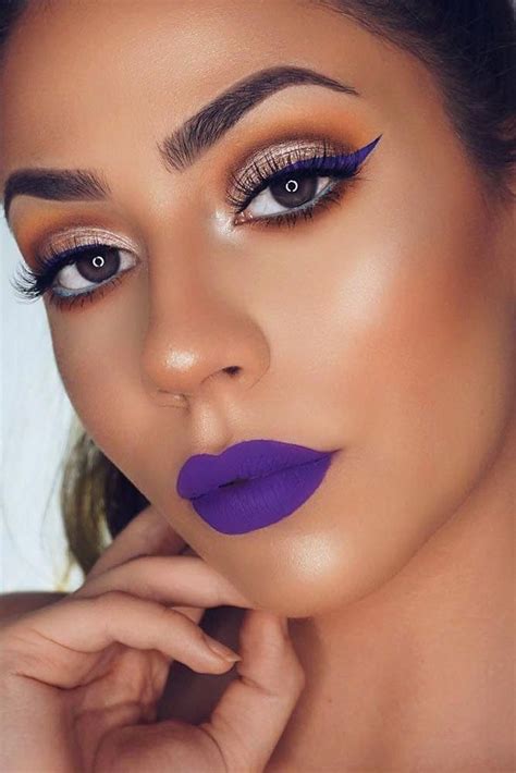 Makeuptips Purple Lipstick Makeup Purple Lipstick Purple Lips Makeup