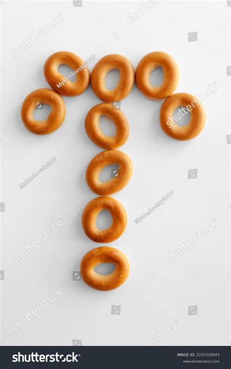 Letter T Bagel Bagels Font Alphabet Stock Photo 2225320043 | Shutterstock