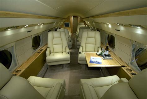 Inside Private Jet Wallpaper