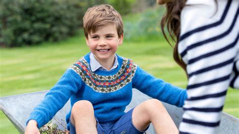 Prince Louis Enjoys Wheelbarrow Ride With Mum Kate In New Photos To