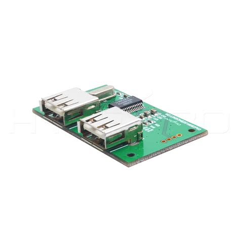 Small 2 Port External Powered Usb 20 Hub Connector Pcb Board H24