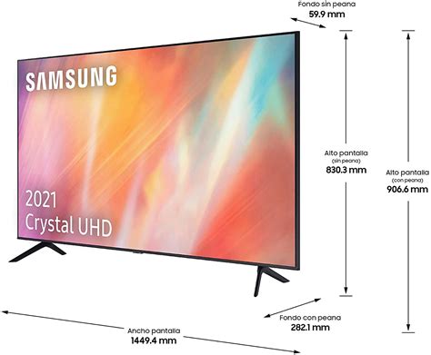 Samsung Crystal UHD TV UHD UE65AU7105 65 Ultra HD 4K Smart T