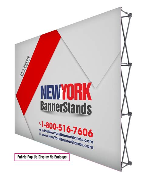 Fabric Pop Up Display No Endcaps