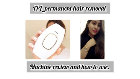 Ipl Hair Removal Machine Review How To Use Ipl Machine At Home Permanent Hair Removal Device