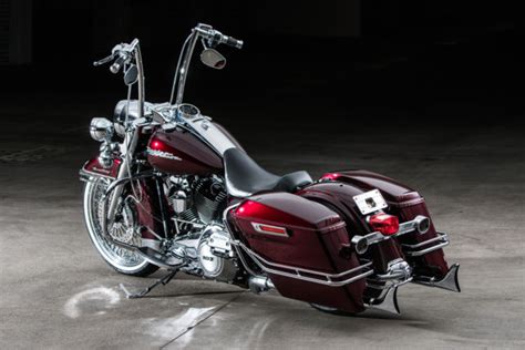 2011 Custom Road King Cholo Style Touring Bagger Candy Brandywine Just ...