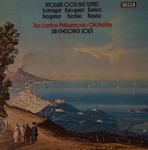 Cosi Fan Tutte Sir Georg Solti X Vinyl Lp Wolfgang Amadeus