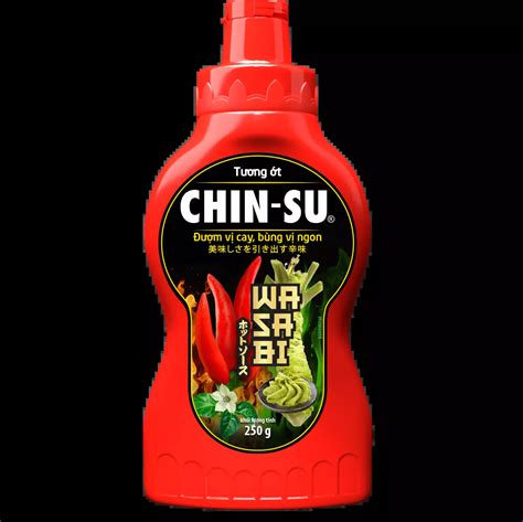 CHIN SU Wasabi Chili Sauce 250g Masan LAOS