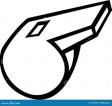 Whistle Vector Illustration Stock Vector - Image: 7637210