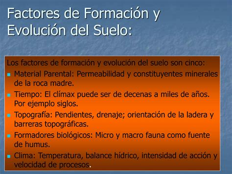 SOLUTION Suelos 1 Cap 1 1 Factores De Formaci N Y Evoluci N Del Suelo