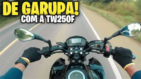 Honda Cb Twister F De Garupa Na Rodovia Youtube