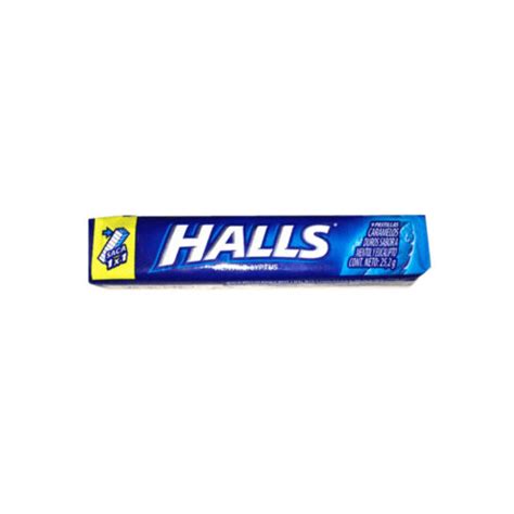 Halls Menthol Lyptus Azul