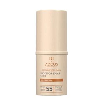 Protetor Solar Facial Stick FPS55 Adcos Nude 17g Protetor Solar Facial Magazine Luiza