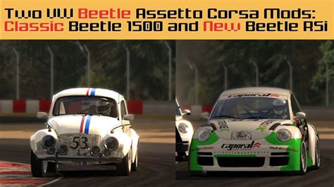 Two VW Beetle Assetto Corsa Mods Review YouTube