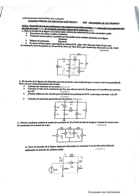 Parcial Circuitos El Ctricos M Dulo De Circuitos El Ctricos Studocu