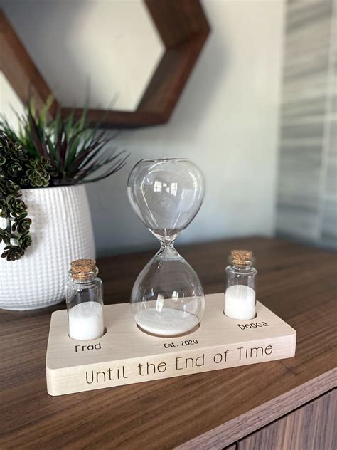 Unity Sand Ceremony Set With Hourglass New Couples Blended Etsy