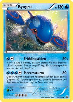 Kyogre Xy Protoschock Sammelkarten Datenbank Pokemon De