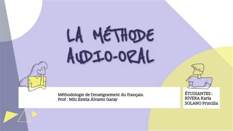 La M Thode Audio Oral