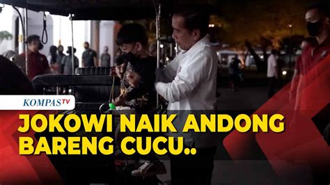 Momen Jokowi Ajak Cucu Naik Andong Keliling Malioboro Yogyakarta