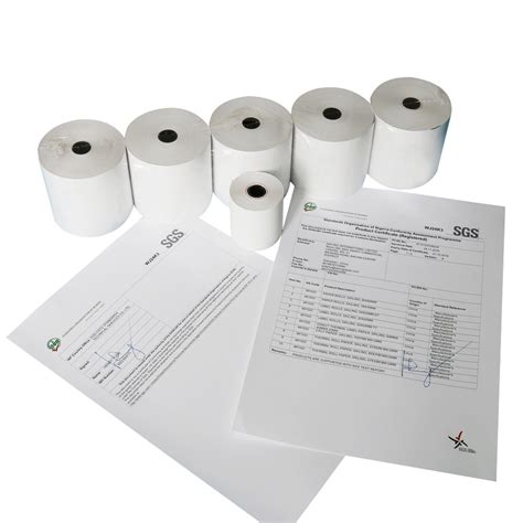 Mm Thermal Paper Cash Register Receipt Paper Rolls For Credit Card