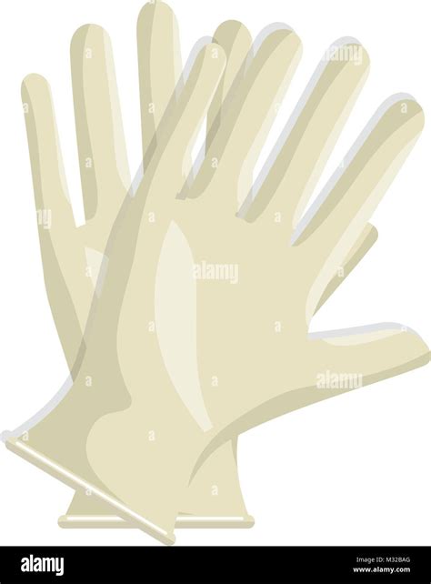 Guantes quirúrgicos icono aislado Imagen Vector de stock Alamy